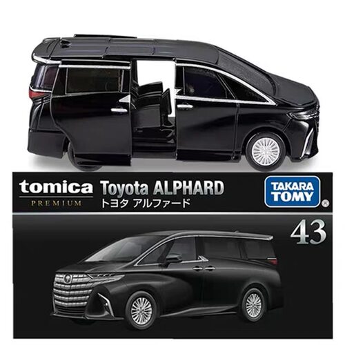 TOMY多美卡合金小汽车TOMICA黑盒TP43号丰田埃尔法商务车模型玩具