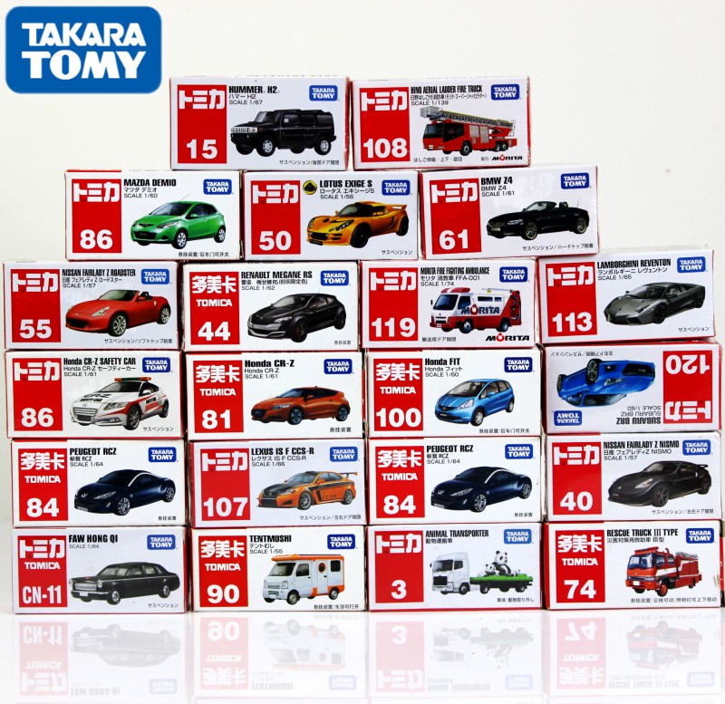 日本takaratomy模型赛车合金车