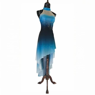 像风一样舞蹈服装飘逸轻盈道具现代舞蹈演出服剧目服摄影服表演服