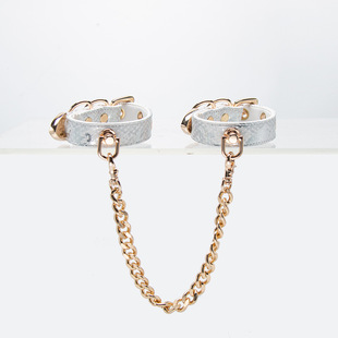 亚文化蛇皮手环浅金色puppy女用器具定制刻字女m