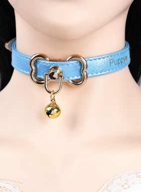 项圈定制刻字女m链子手工皮具k9真皮