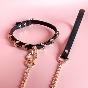 PUPPY项圈女颈带男小狗牵引亚文化choker女m定制刻字女m