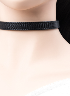 手工皮具K9定制刻字女士项圈