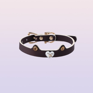 PUPPY温变黑变灰白项圈choker甜酷项链颈圈项圈定制刻字