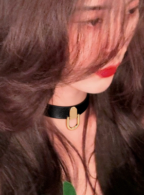 K9皮具手工定制刻字女士项圈