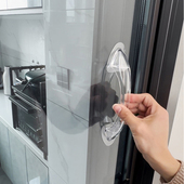 玻璃门拉手免打孔推拉门浴室冰箱强力粘贴移门阳台窗户门把手手柄