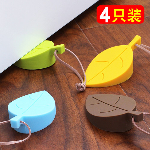 硅胶树叶挡门可爱门垫门楔子