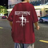 短袖 美式 风潮新款 半袖 2026体恤ins男夏季 重磅宽松牌高街衣服港T恤