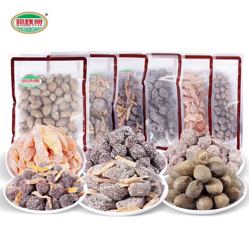 甘草话李双华李400g陈皮李饼