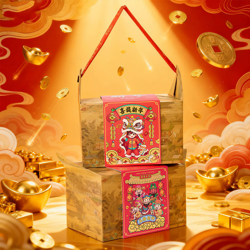 高档年货零食大礼包雀巢大白兔怡口莲皇冠曲奇大牌零食创意大礼包