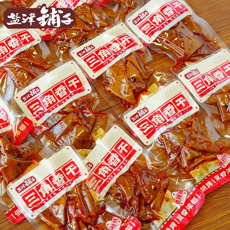 5斤批发盐津铺子三角香干
