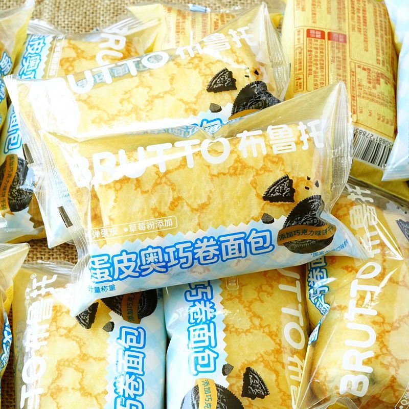 布鲁托蛋皮奥巧卷面包巧克力味