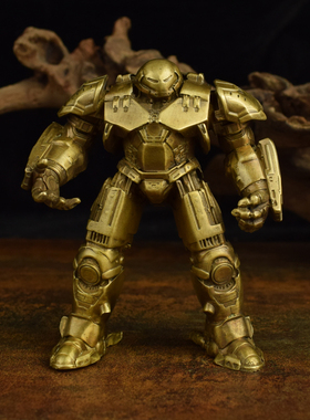 黄铜实心创意机器人模型手办礼品