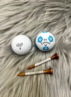 现货Callaway卡拉威蓝色花朵 vs vice高尔夫球罕见限量版新球全新
