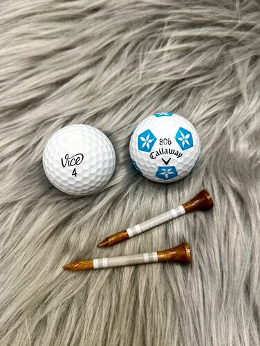 现货Callaway卡拉威蓝色花朵 vs vice高尔夫球罕见限量版新球全新