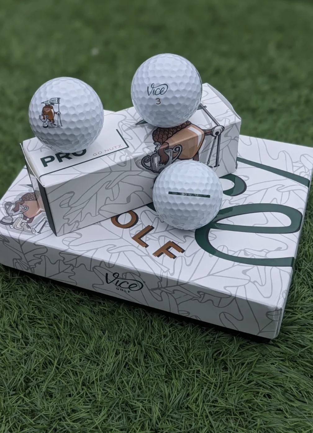 现货原装进口Vice Golf限量版高尔夫球巡回赛巧克力果仁全新新球