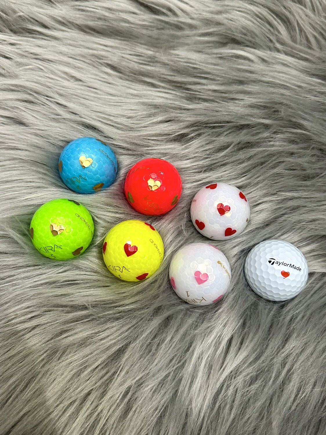 现货日本进口满天心爱心钻石高尔夫球限量版v 泰勒梅爱心全新新球