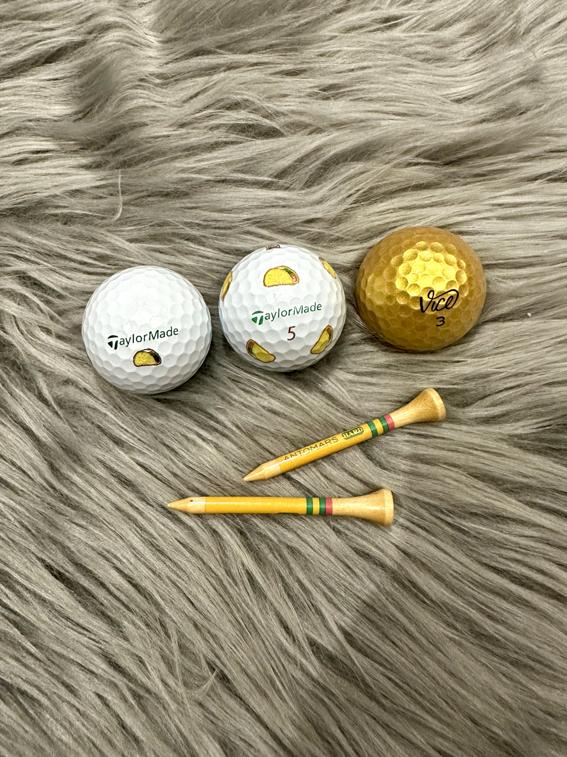 现货泰勒梅Taylormade大小塔克 vs Vice金限量版高尔夫球全新新球