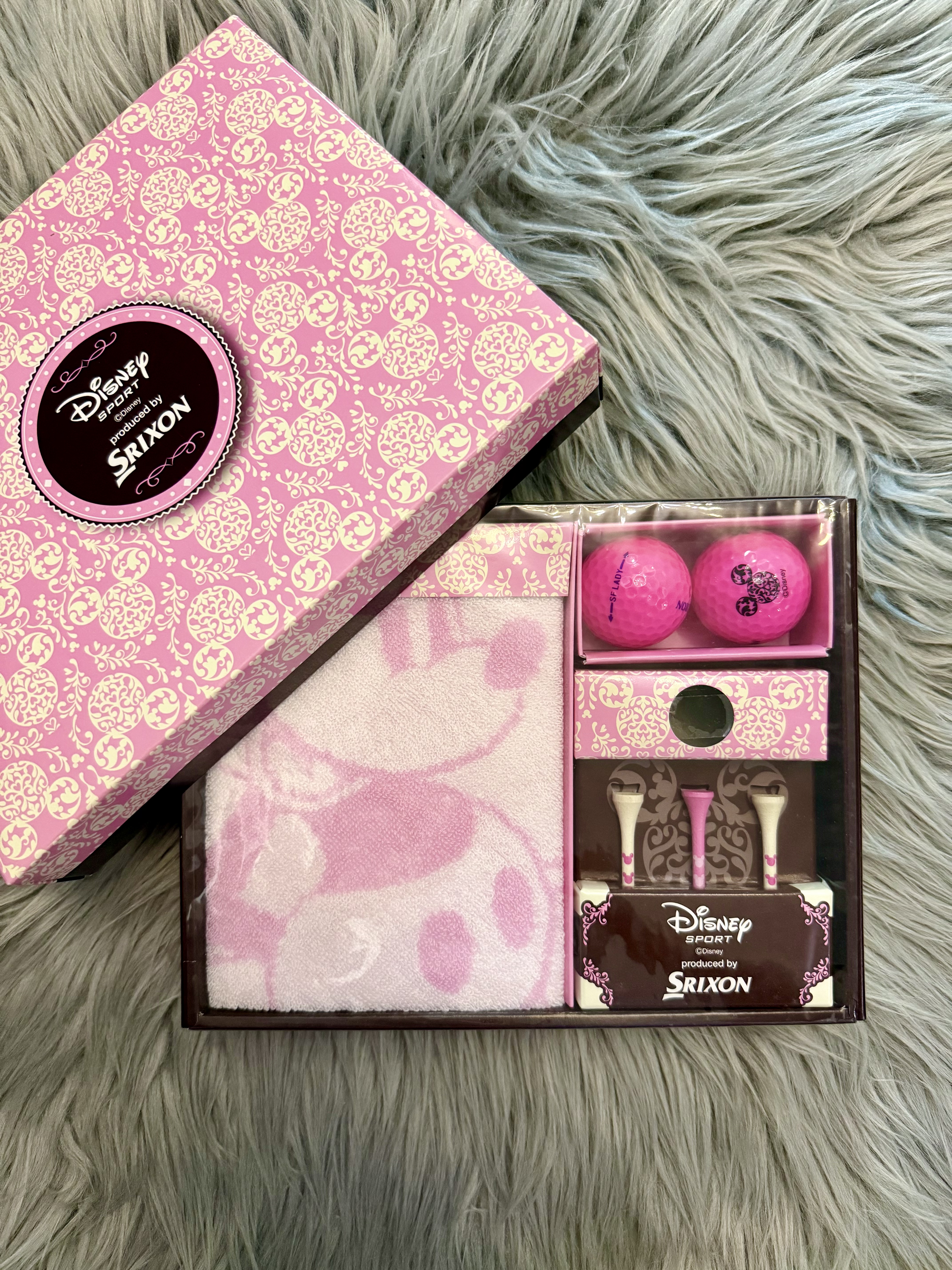 现货日本进口hello Kitty三层球tee毛巾组高尔夫球限量版全新新球