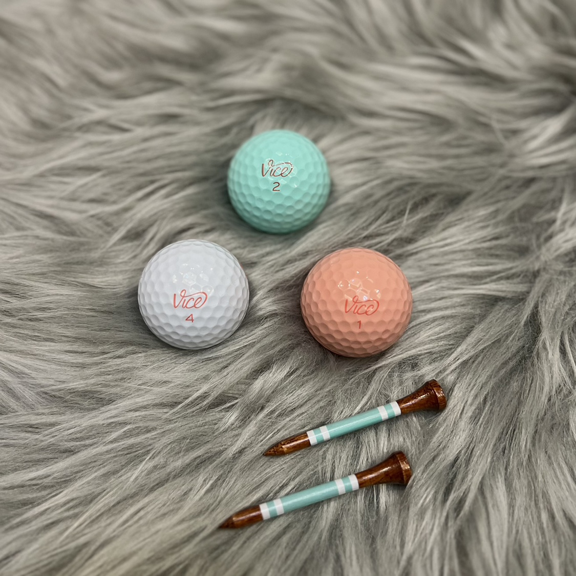 原装进口Vice Golf限量版高尔夫球玛卡龙专业全新新球一组3颗现货