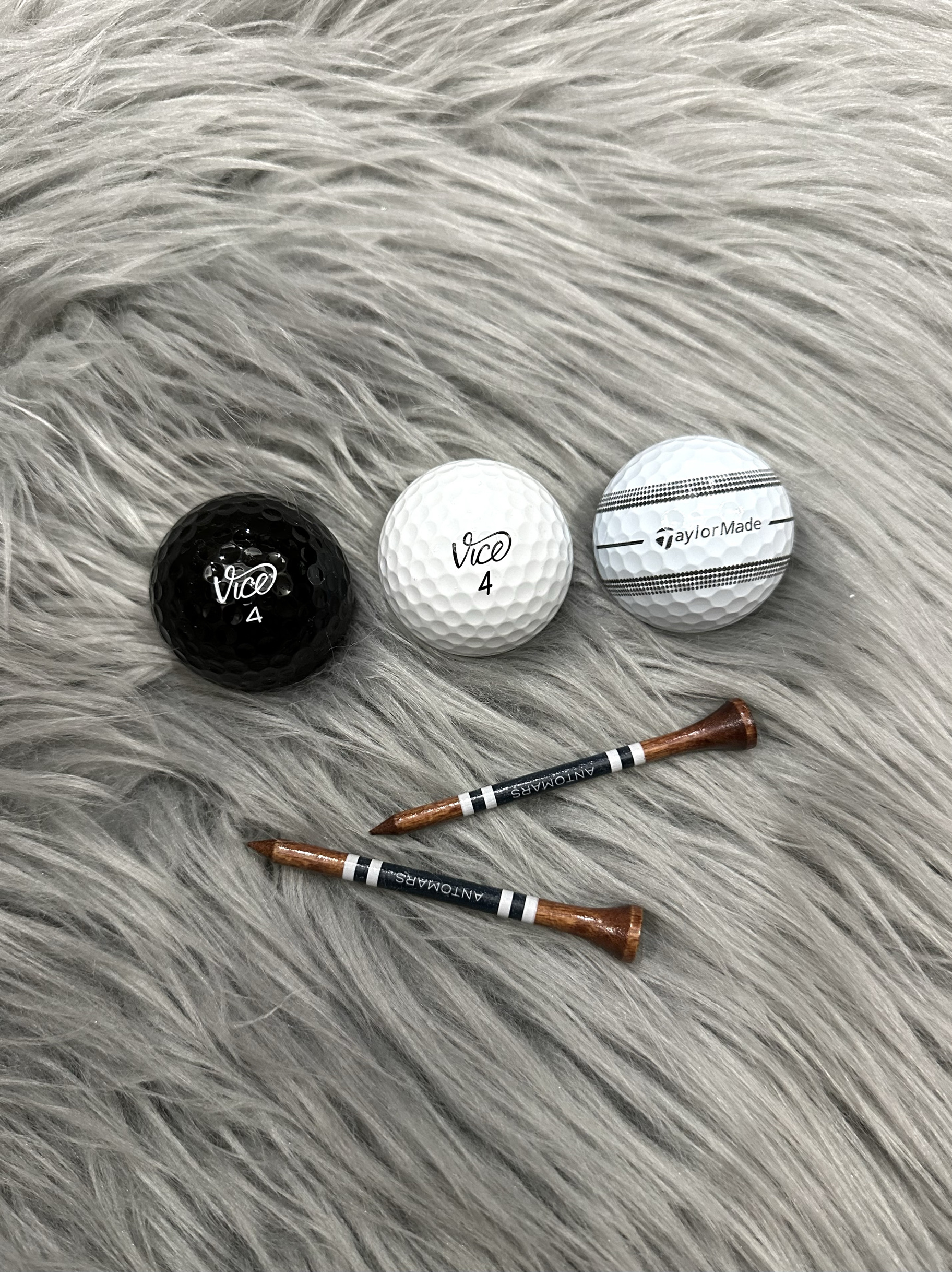 现货泰勒梅Taylormade黑白摆线球vs Vice限量版高尔夫球全新新球