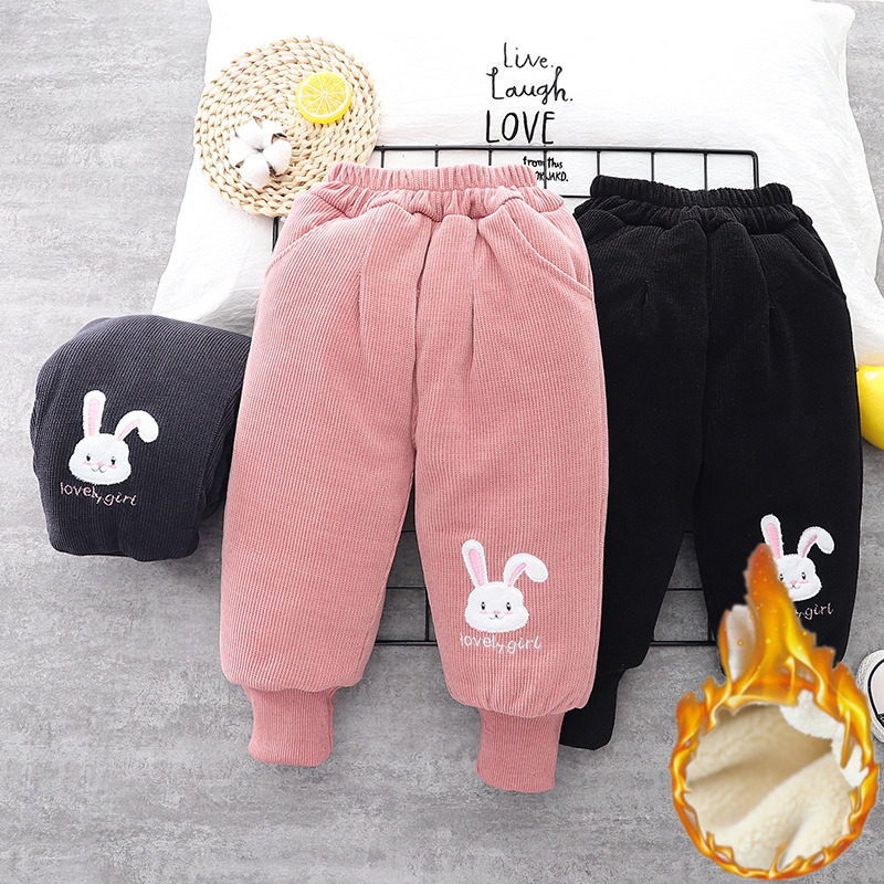 女童棉裤冬季裤子一条过冬