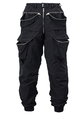 屎鸿工业P38E工装裤EXCELLA银拉链长裤金属尼龙机能风metal nylon