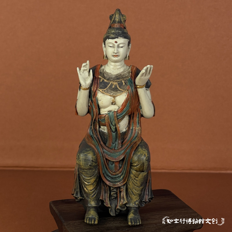 山西法兴寺彩塑菩萨冰箱贴桌面摆件造像艺术旅游文创纪念品礼物 - 实物图