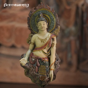 敦煌莫高窟彩塑冰箱贴树脂材质立体磁吸装饰国风文创礼物纪念品