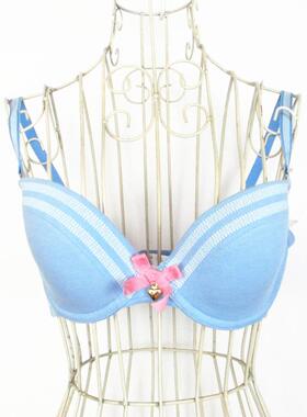 欧系列正品C-3-3-3-3学院风聚拢双排扣薄胸罩女内衣文胸 RA23226