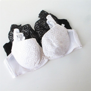 欧系列正品 XA13219 卷草纹70C蕾丝薄棉杯可卸肩带胸罩内衣文胸女
