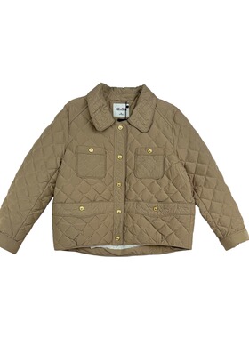 包邮Mixblu麦斯兰正品小香风短款翻领菱格90绒羽绒服女冬WXB20888