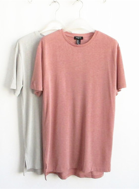 F21正品A-15-7-2-3百搭圆领短袖纯色夏潮男T恤207816