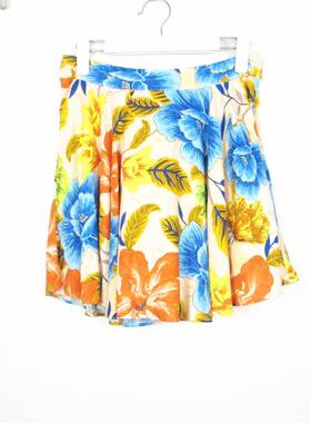 F21专柜正品度假风清凉印花A字短裙半身裙短裙273043