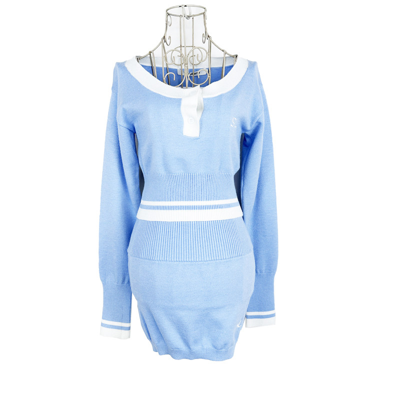 新品专柜正品淑女运动圆领长袖针织短裙套装女春秋SLZHSTZ,女装/女士精品,时尚套装,淘宝优惠券,粉丝福利购,淘宝优惠卷