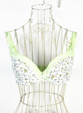 欧系列正品C-3-3-3-2碎花薄杯聚拢双排扣胸罩女内衣文胸RA23147