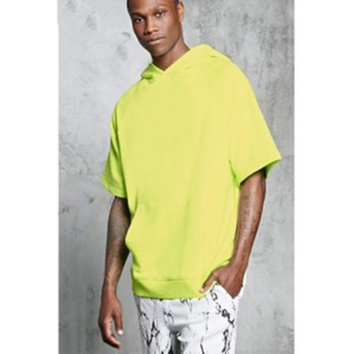 棉质短袖外套卫衣外套连帽