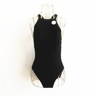 F21系列专柜正品C-5-7-1-2美背摁扣开裆打底睡衣女连体内衣245538