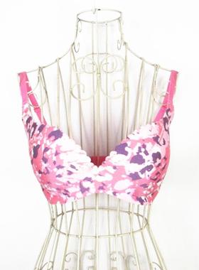 欧系列正品C-3-3-3-2印花无痕聚拢双排扣胸罩女内衣厚文胸RA23238