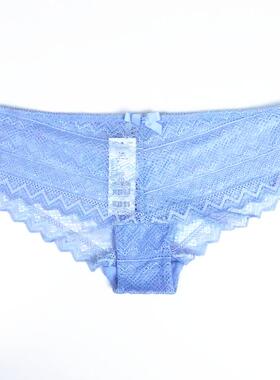 包邮艾格伊品专柜正品透视低腰蕾丝三角裤底裤内内裤女 170772000