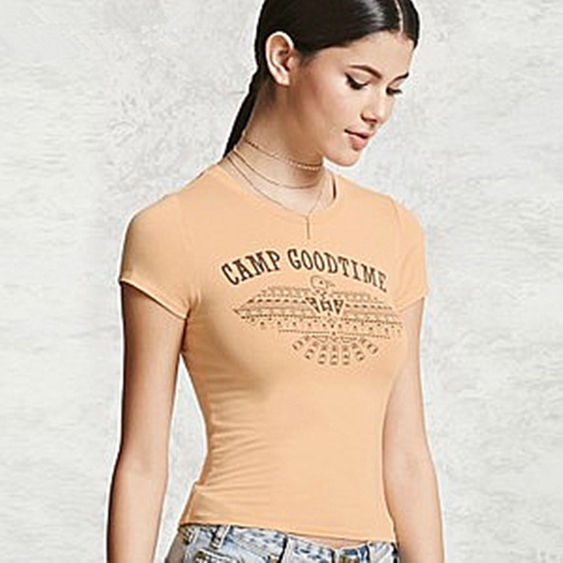 专柜圆领短袖纯色F21系列