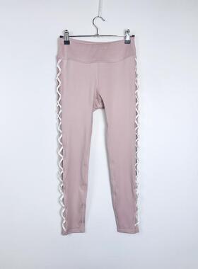 拉系列专柜正品甜美潮酷高腰修身健身瑜伽裤九分裤女春秋7Y000238