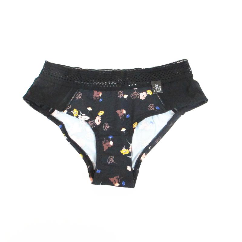 艾格伊品专柜正品性感低腰印花蕾丝三角裤底裤内内裤女 8E0771039