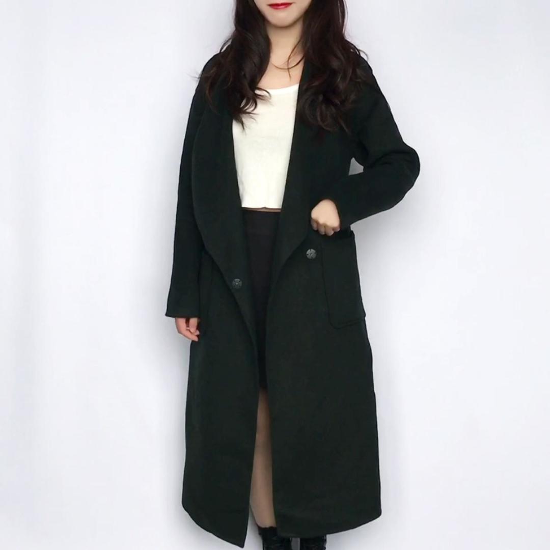 拉系列正品翻领秋冬过膝长款45%羊毛呢外套女双面呢大衣 81411152,女装/女士精品,毛呢外套,淘宝优惠券,粉丝福利购,淘宝优惠卷