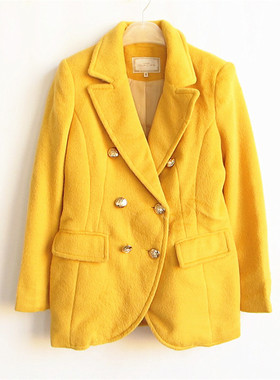 好俪姿honeys专柜正品A-9-7-3-2翻领修身西装秋冬外套女851431205