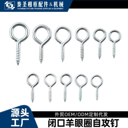 泰圣羊眼圈自攻螺丝钉相框配件