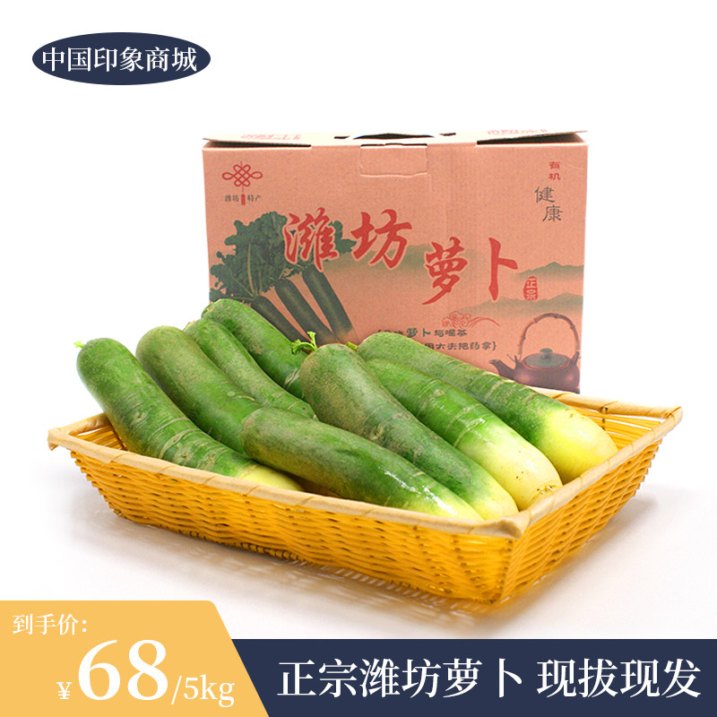 潍坊潍县萝卜 正宗水果萝卜 甜脆新鲜潍坊潍县特产 10斤装