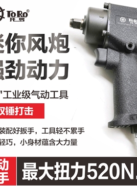 推荐迷你小风炮2251台湾工业级气动扳手风枪风扳机大扭力黑色轻型