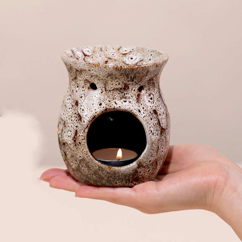 瑜伽精油香薰炉陶瓷香炉融蜡灯大容量精油加热器蜡烛散香器卧室内