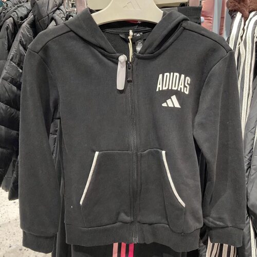 佳佳正品阿迪Adidas拉链连帽开衫卫衣毛圈薄款春秋帽衫外套JW2390